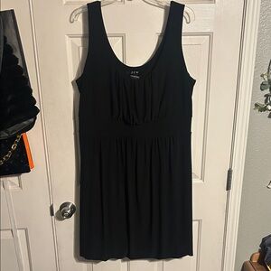 JFW Classic Black Sleeveless Scoop-Neck Dress